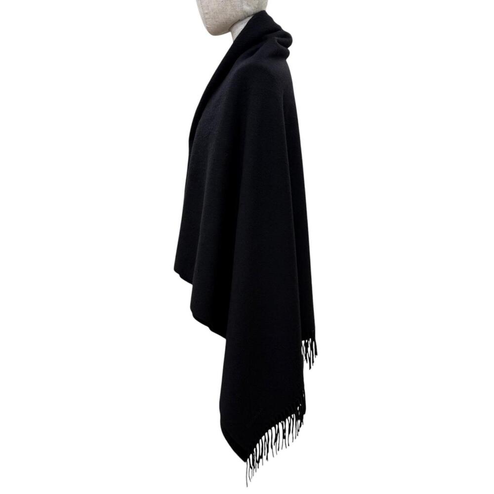 HERMES Authentic Black Scarf - Picture 4 of 8